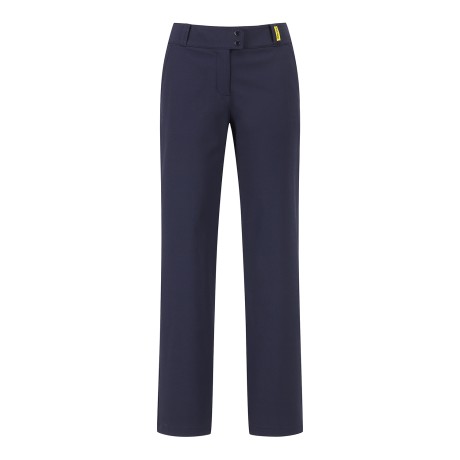 여성 투버튼 스마일 프린팅 팬츠