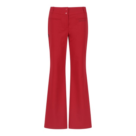 여성 백 로고 밴딩 부츠컷 팬츠