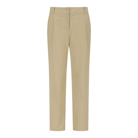 여성 로고 자수 링클 팬츠