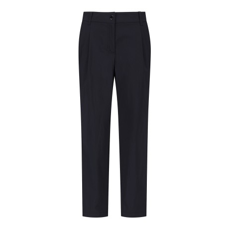 여성 로고 자수 링클 팬츠