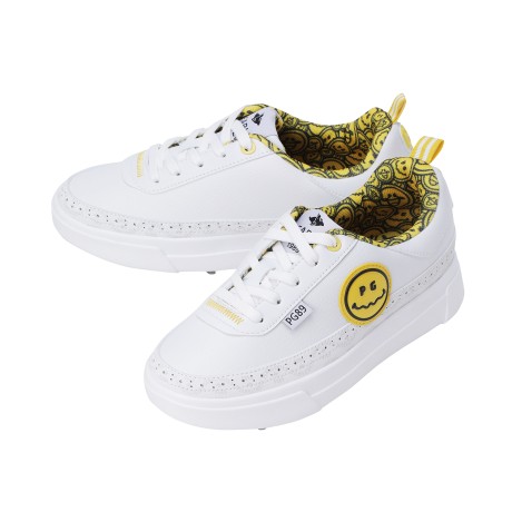 여성 스마일 패치 스파이크 골프화