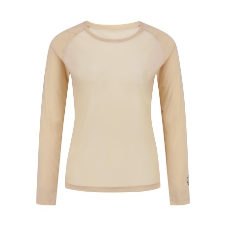 여성 라운드 메쉬 믹스 베이스 레이어