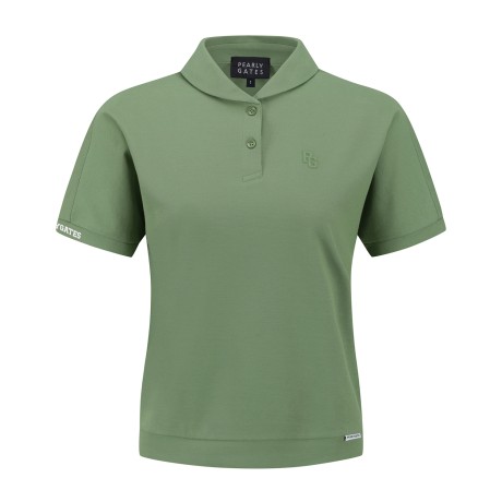 여성 숄칼라 반팔 돌먼 티셔츠