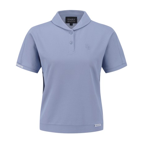 여성 숄칼라 반팔 돌먼 티셔츠