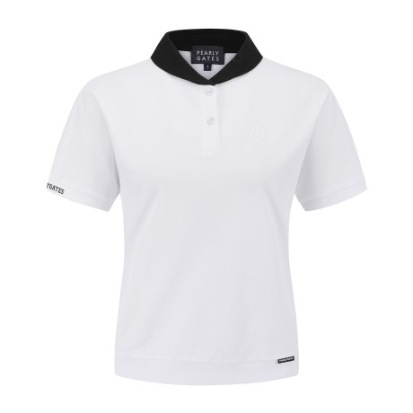 여성 숄칼라 반팔 돌먼 티셔츠