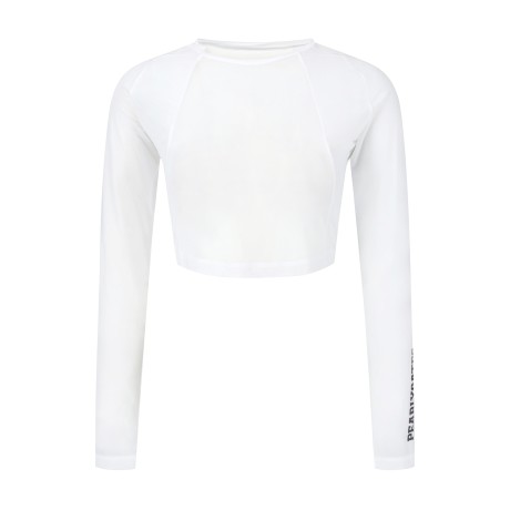 여성 메쉬 블록 크롭 스킨가드