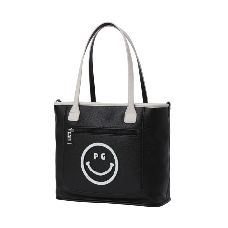 여성 스마일 토트백 & 로고 클러치 SET