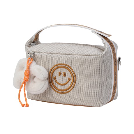 여성 스마일 투웨이 파우치백 & 퍼 키링