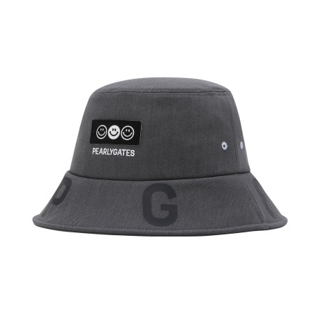 여성 스마일 탭 소프트 버킷햇