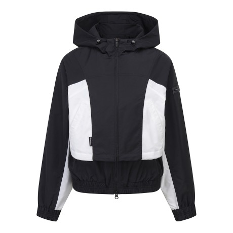 여성 컬러 블록 크롭 점퍼 & 웜 베스트