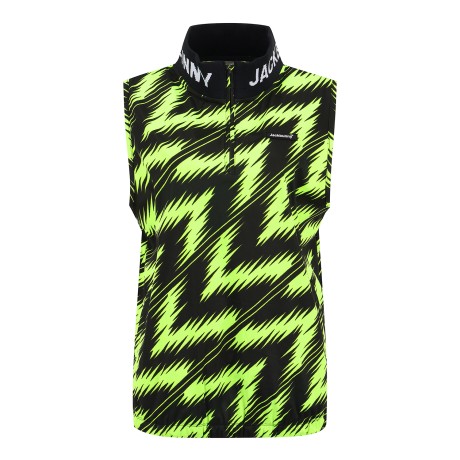 여성 잭바니 하이넥 방수 슬리브리스 베스트