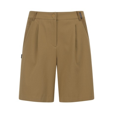 여성 약기모 솔리드 하프 팬츠