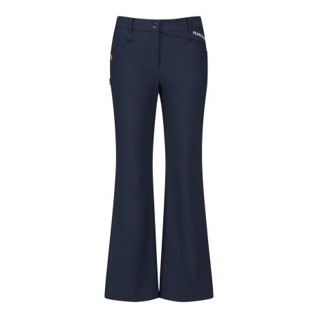 여성 솔리드 밴딩 세미 부츠컷 팬츠