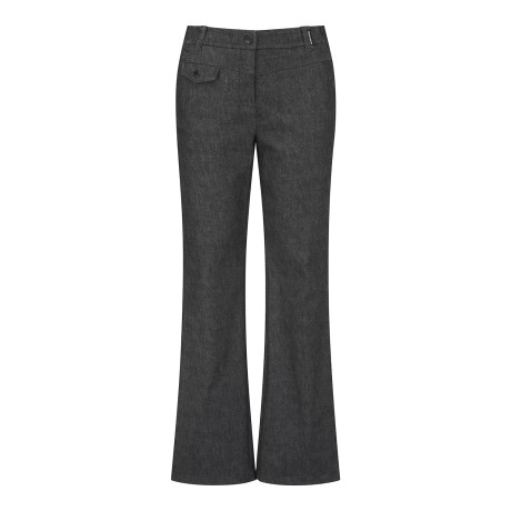 여성 인밴딩 세미 부츠컷 팬츠 & 볼케이스