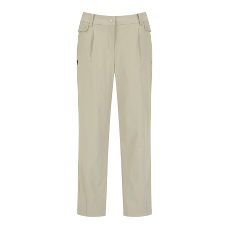 여성 인밴딩 다트 헴 스트레이트 팬츠