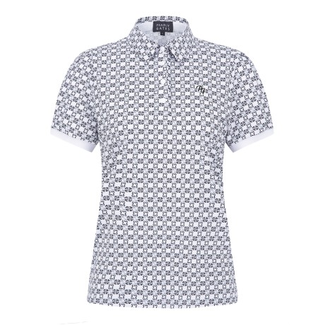 여성 다트 슬리브 하프 버튼 반팔 티셔츠