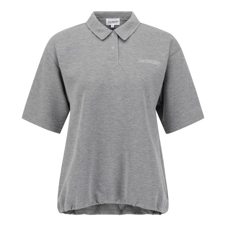 여성 잭바니 백 프린팅 스트링 티셔츠