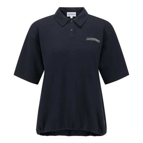 여성 잭바니 백 프린팅 스트링 티셔츠