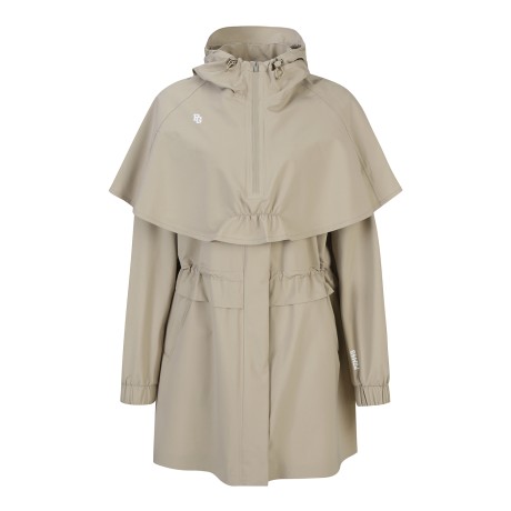 여성 패커블 레인 점퍼 & 후드 판초