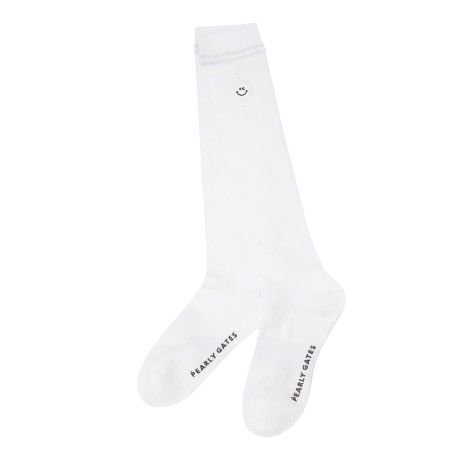 여성 스마일 글리터 라인 니삭스