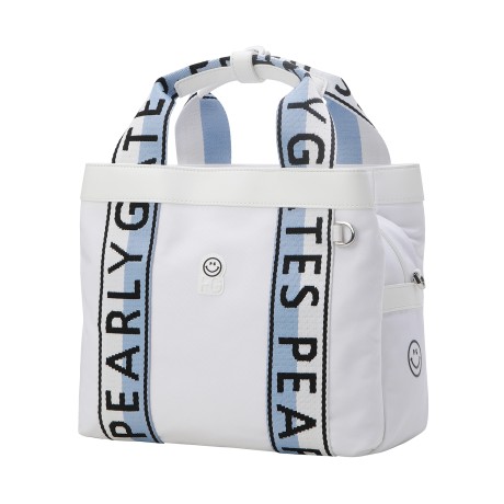 여성 빅 로고 스트랩 토트백