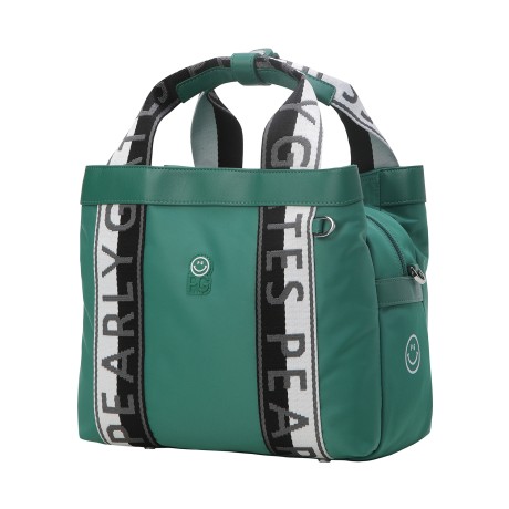 여성 빅 로고 스트랩 토트백