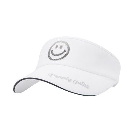 여성 비딩 스마일 밴딩 썬바이저