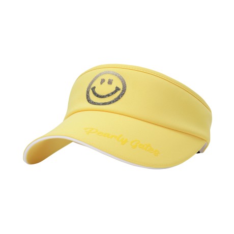 여성 비딩 스마일 밴딩 썬바이저