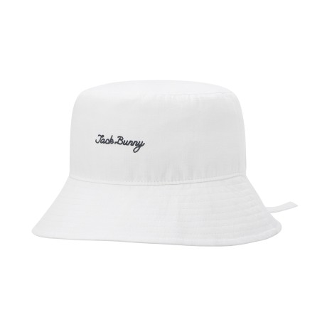 여성 잭바니 백 리본 솔리드 버킷햇