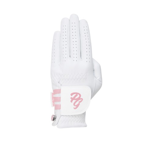 여성 메탈 스마일 배색 라인 한손 장갑