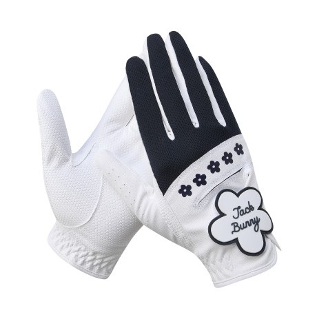 여성 잭바니 투톤 플라워 양손 장갑