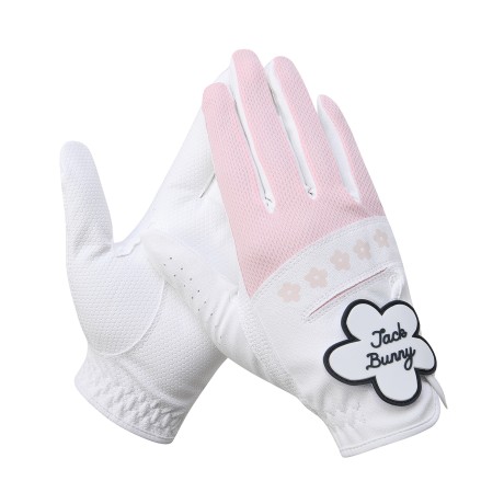 여성 잭바니 투톤 플라워 양손 장갑