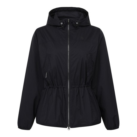 여성 스트링 웨이스트 후드 집업 점퍼