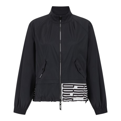 여성 프린팅 믹스 래글런 슬리브 점퍼