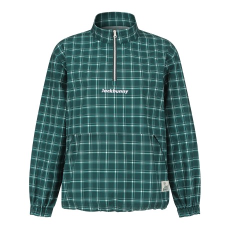 여성 잭바니 로고 자수 체크 아노락