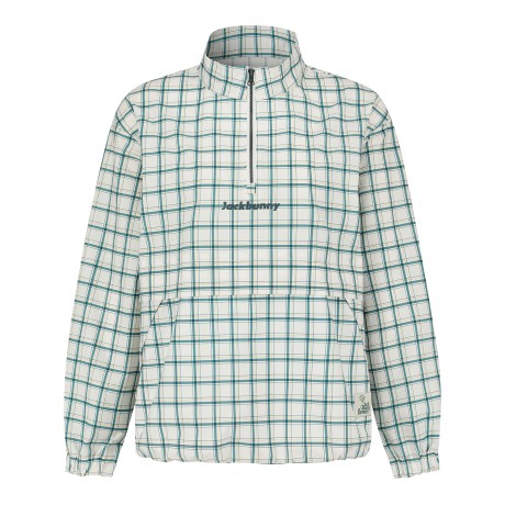 여성 잭바니 로고 자수 체크 아노락