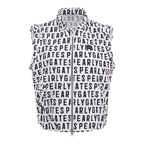 여성 스마일 패치 셔링 헴 집업 베스트