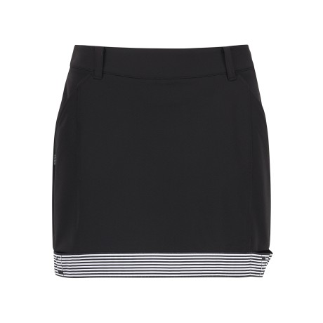 여성 버튼 탭 헴 큐롯 스커트