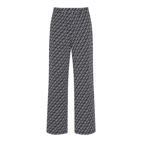 여성 스마일 골프공 패턴 스트레치 팬츠