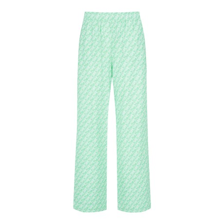 여성 스마일 골프공 패턴 스트레치 팬츠