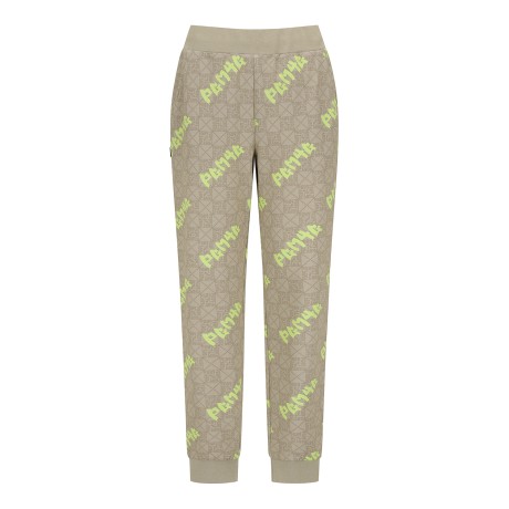 여성 넘버 백 포켓 밴딩 조거 팬츠