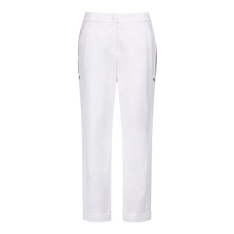 여성 사이드 밴딩 배색 테이프 롤업 팬츠