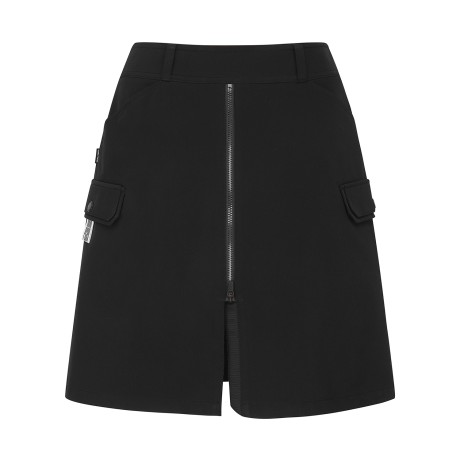 여성 이중 플랩 지퍼 큐롯 스커트