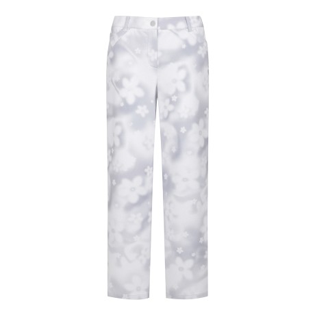 여성 스프레이 플로랄 인밴딩 팬츠