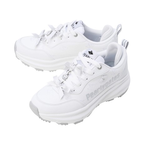 여성 리본 참 머드가드 논스파이크 골프화