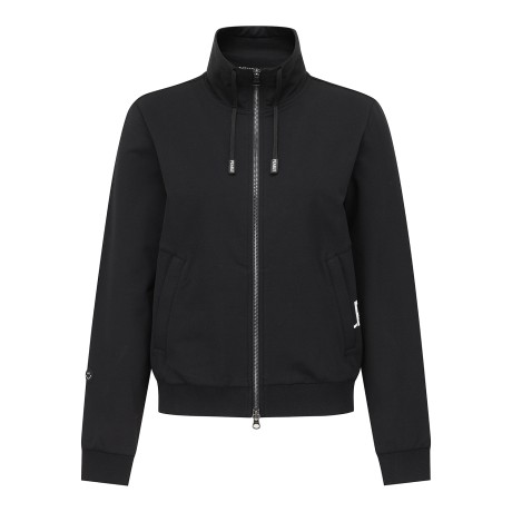 여성 로고 스트링 카라 집업 티셔츠