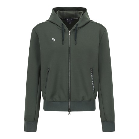 여성 소프트 텍스쳐 후드 집업 티셔츠