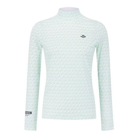 여성 스마일 캐릭터 냉감 긴팔 티셔츠