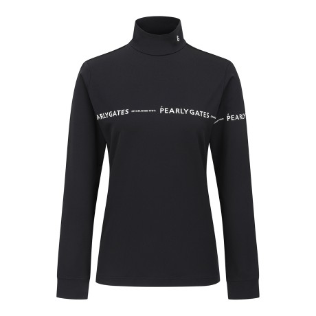 여성 배색 로고 라인 스트레치 티셔츠