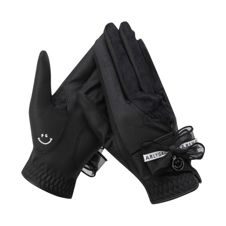 여성 메쉬 스마일 리본 논슬립 양손 장갑